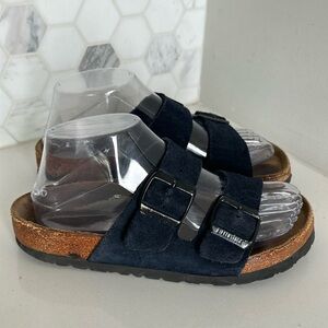 Birkenstock Arizona Soft Slide Sandals EU 36 US 5-5.5 Night Blue Regular